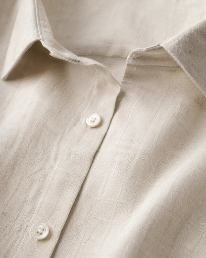 Maison Noir Atelier Linen-Blend Shirt